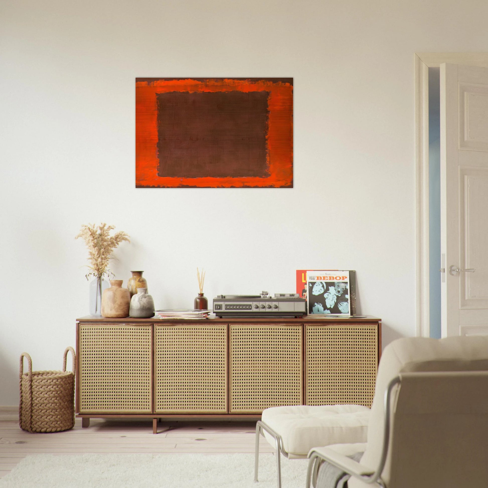 Untitled Mural for End Wall - 1959 - Mark Rothko Brushed Aluminum Print - 70x100 cm / 28x40 inches | Mark Rothko Aluminum Print | Mark Rothko Prints