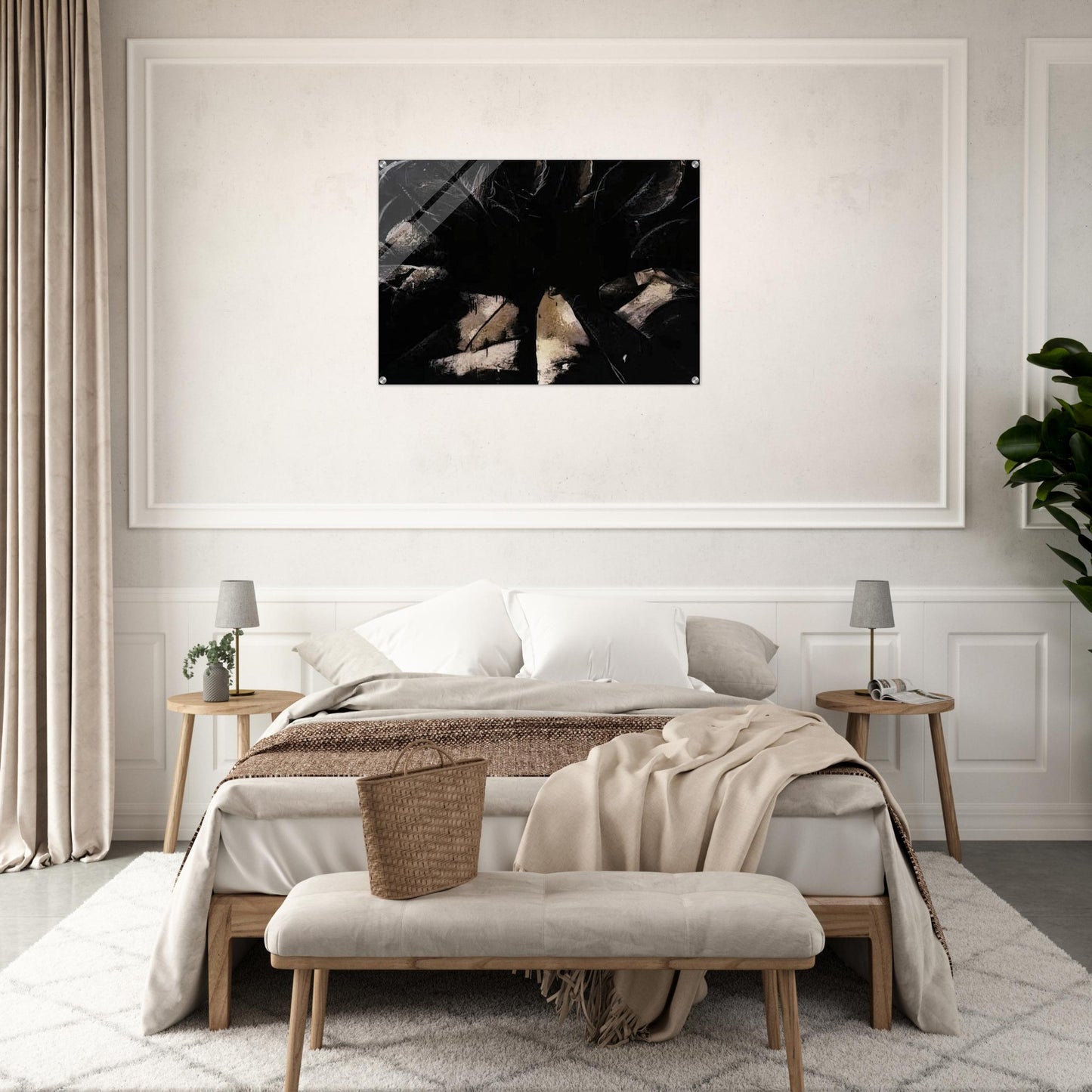 Jay DeFeo/BIG/Cabbage Rose - Jay DeFeo Acrylic Print - 70x100 cm / 28x40″ inches