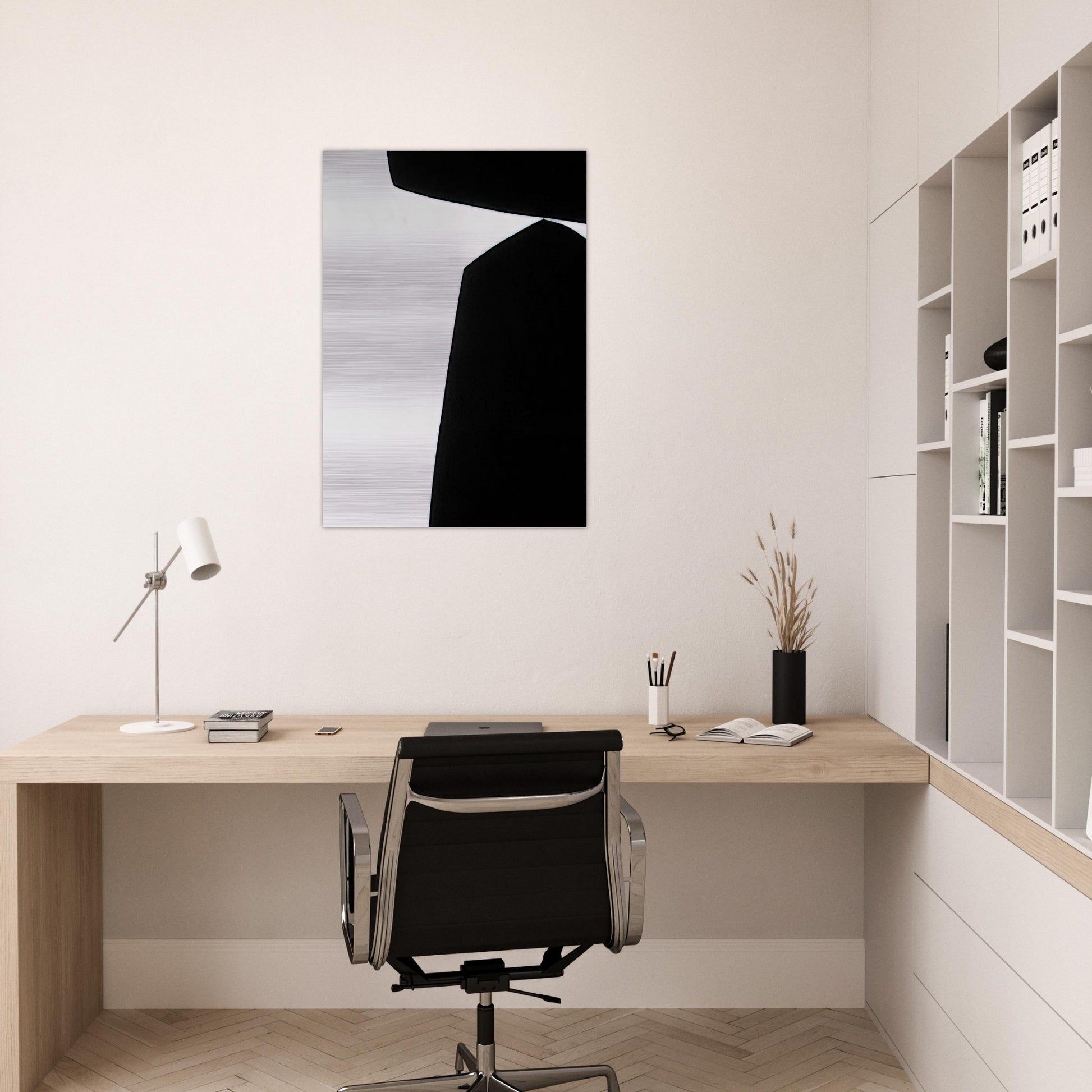 Untitled - 1962 - Lorser Feitelson Brushed Aluminum Print - 70x100 cm / 28x40 inches | Lorser Feitelson Aluminum Print | Lorser Feitelson Prints