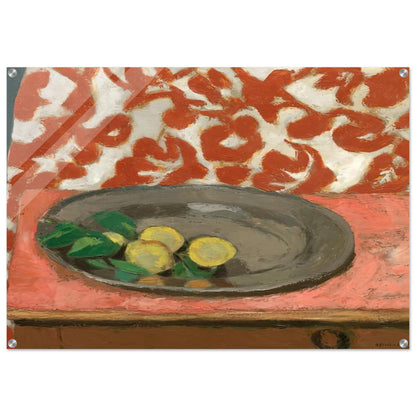 LEMONS ON A PEWTER PLATE 1929 - Henri Matisse Acrylic Print - 70x100 cm / 28x40″ inches