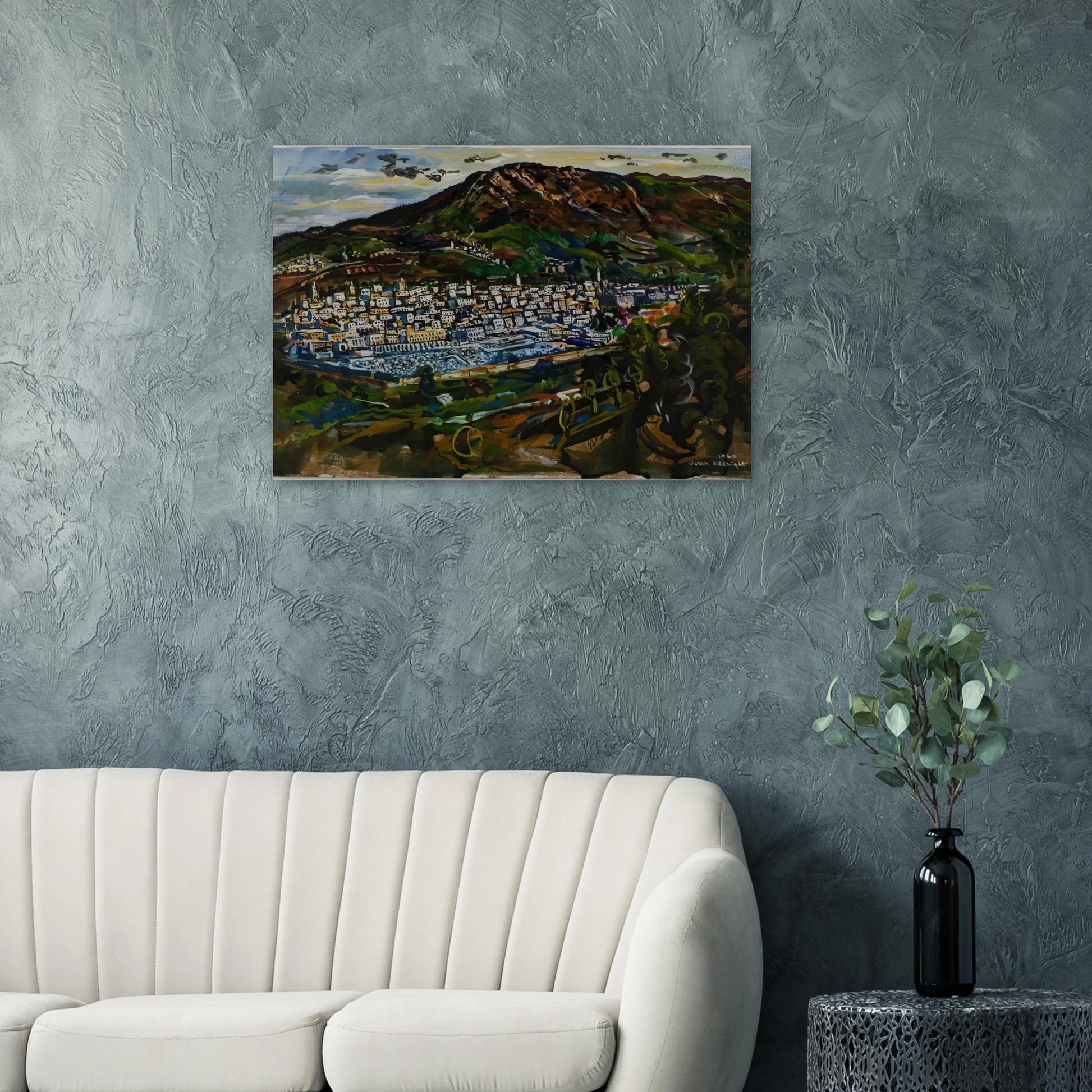 FEZ MOROCCO 1960 - Ivan Albright Brushed Aluminum Print - 70x100 cm / 28x40 inches | Ivan Albright Aluminum Print | Ivan Albright Prints