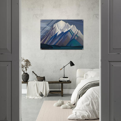 Mountain Forms - 1926 - Lawren Harris Acrylic Print - 70x100 cm / 28x40″ inches | Lawren Harris Wall Art | Lawren Harris Prints