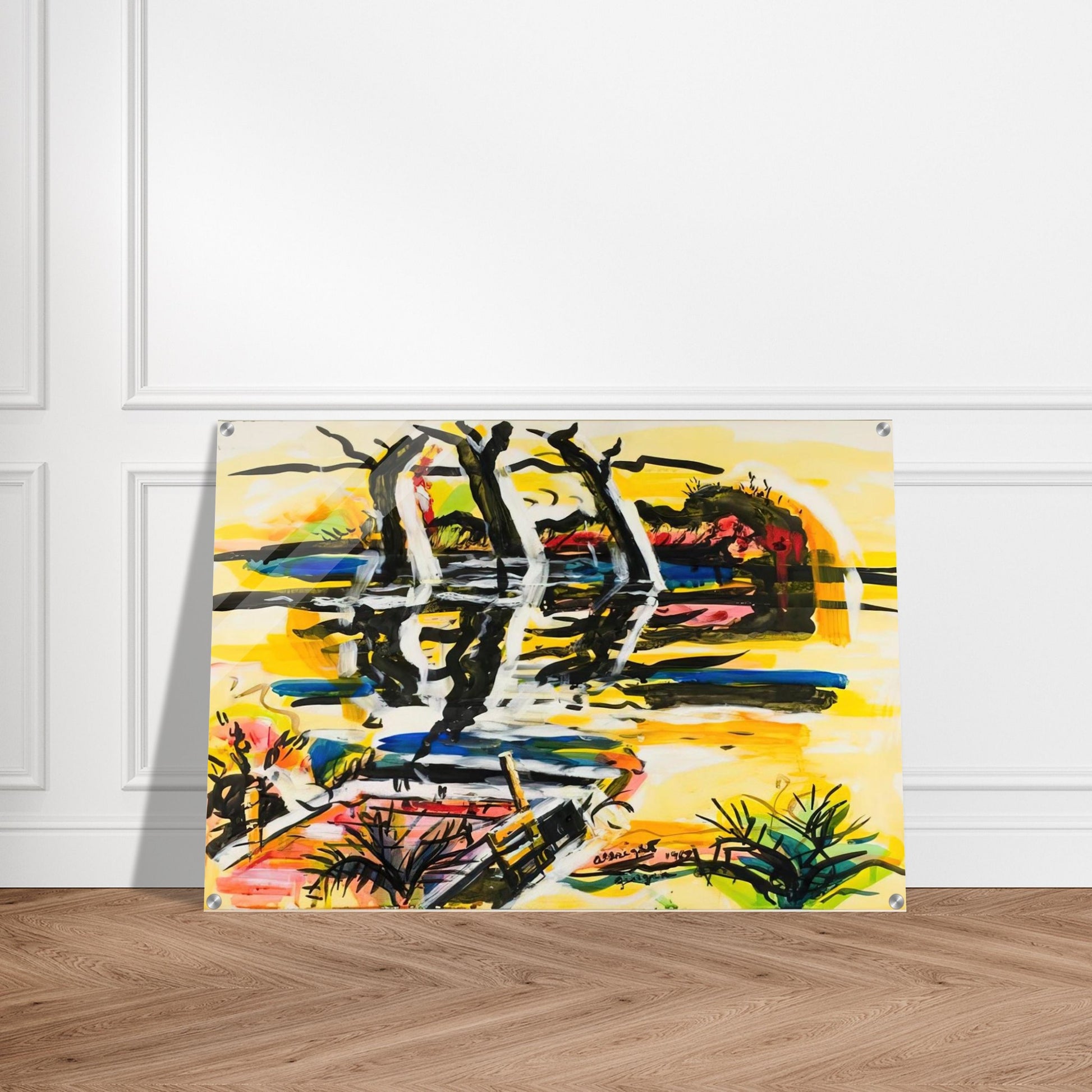THREE TREES GEORGIA 1969 - Ivan Albright Acrylic Print - 70x100 cm / 28x40″ inches