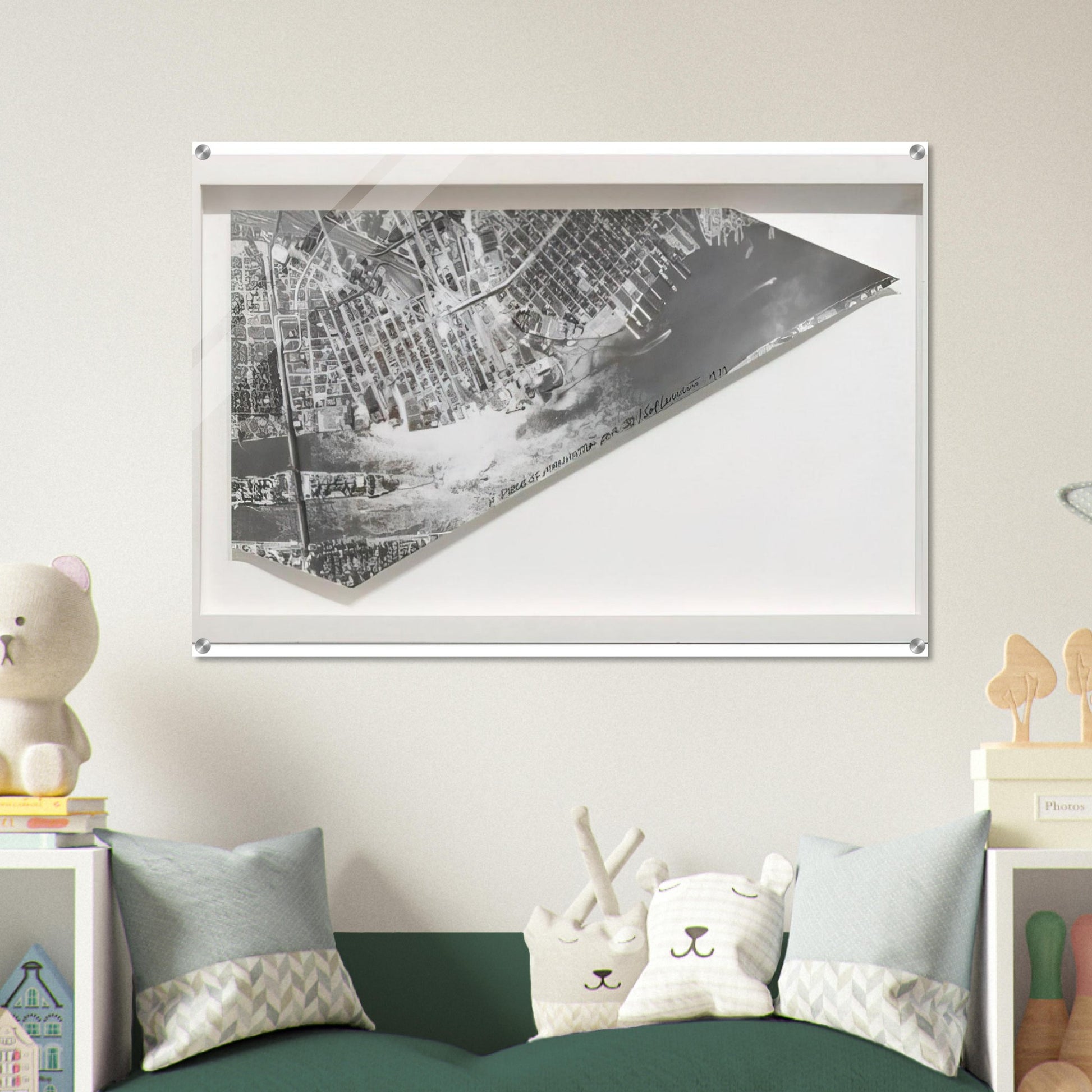 A Piece of Manhattan - Sol LeWitt Acrylic Print - 70x100 cm / 28x40″ inches