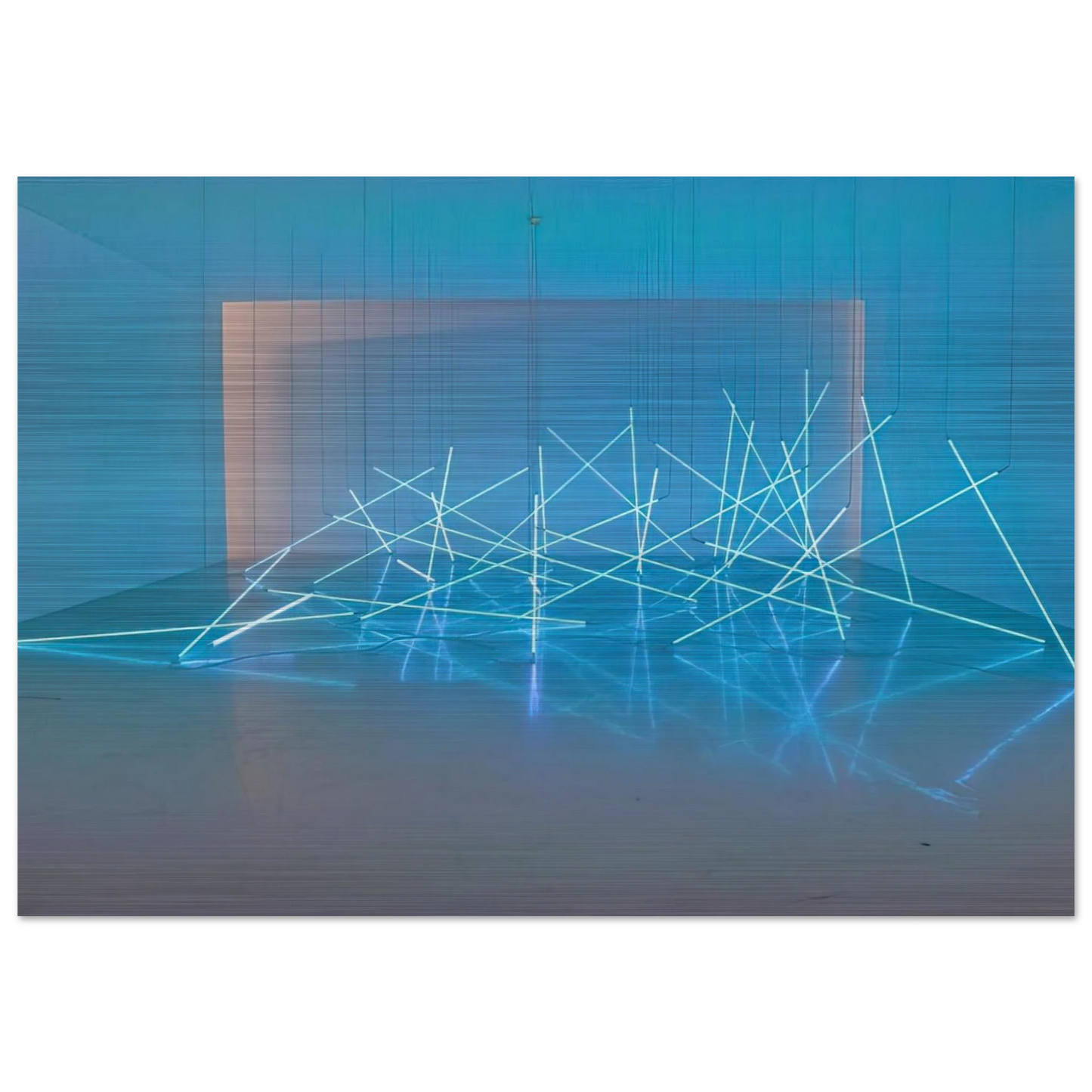 Avalanche - 1996 - Francois Morellet Brushed Aluminum Print - 70x100 cm / 28x40 inches | Francois Morellet Aluminum Print | Francois Morellet Prints