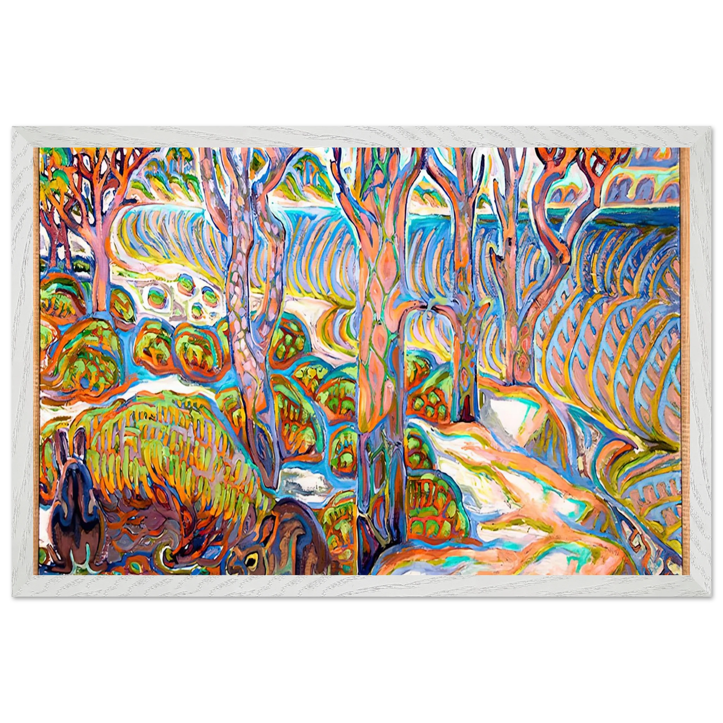 Walter Inglis Anderson - Walter Anderson Wall art - 60x80 cm / 24x32 inches - Premium Wooden Framed Poster With Fine Art Paper-canvas - Wood frame