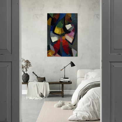Synchromy No. 6 - 1914 - Morgan Russell Brushed Aluminum Print - 70x100 cm / 28x40 inches | Morgan Russell Aluminum Print | Morgan Russell Prints