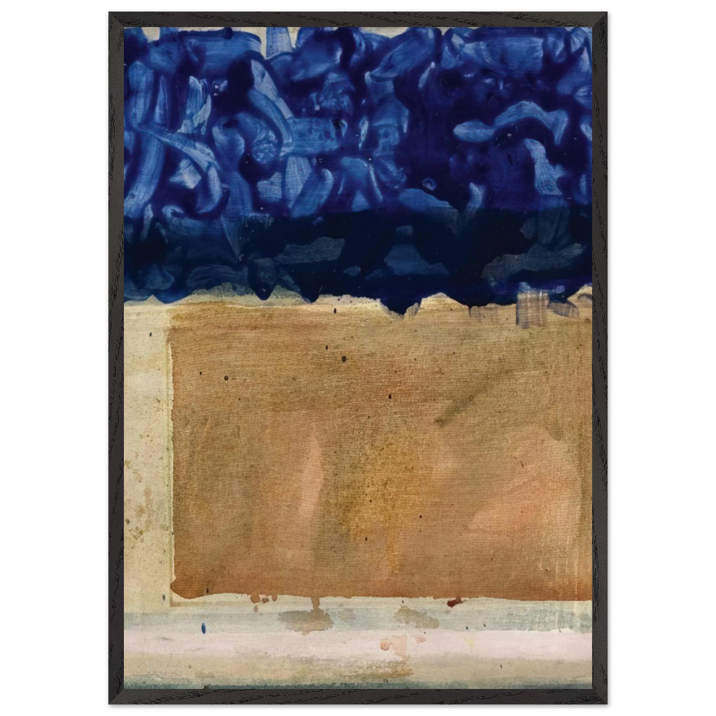 Helen Frankenthaler - Shoreline - 1952 Wall art - 25x60 cm / 10x24 inches - Fine Art Poster-canvas - -