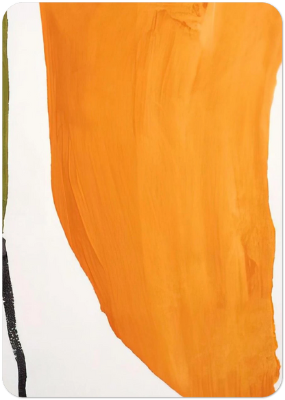 Orange Downpour - 1970 By Helen Frankenthaler Pack of 10 Post Cards | Helen Frankenthaler Post Cards | A6 (10.5 x 14.8 cm) - 4.1 x 5.8 inches