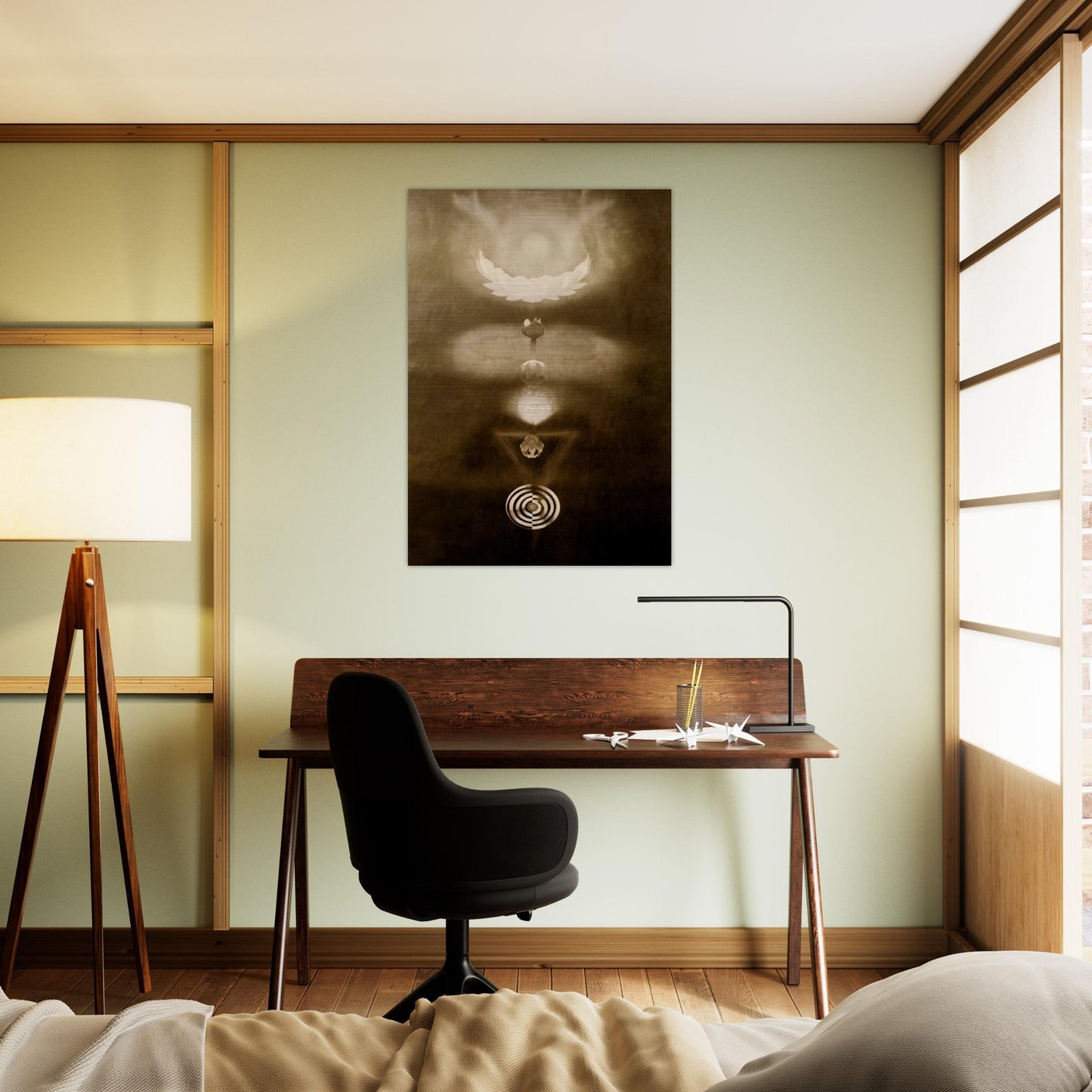 Kundalini - Expressionism - Morris Graves Brushed Aluminum Print - 70x100 cm / 28x40 inches | Morris Graves Aluminum Print | Morris Graves Prints