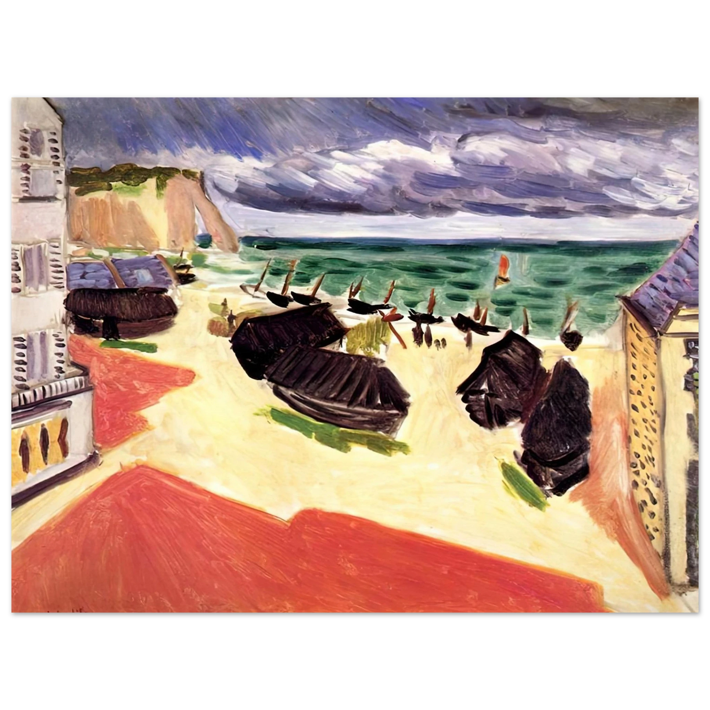 Henri Matisse - FISHING BOATS IN WINTER ETRETAT 1921  75x100 cm / 30x40inches Fine Art Poster
