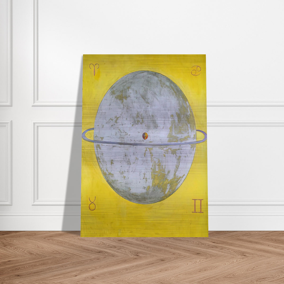THE DOVE NR 12 1915 - Hilma af Klint Brushed Aluminum Print - 70x100 cm / 28x40 inches | Hilma af Klint Aluminum Print | Hilma af Klint Prints