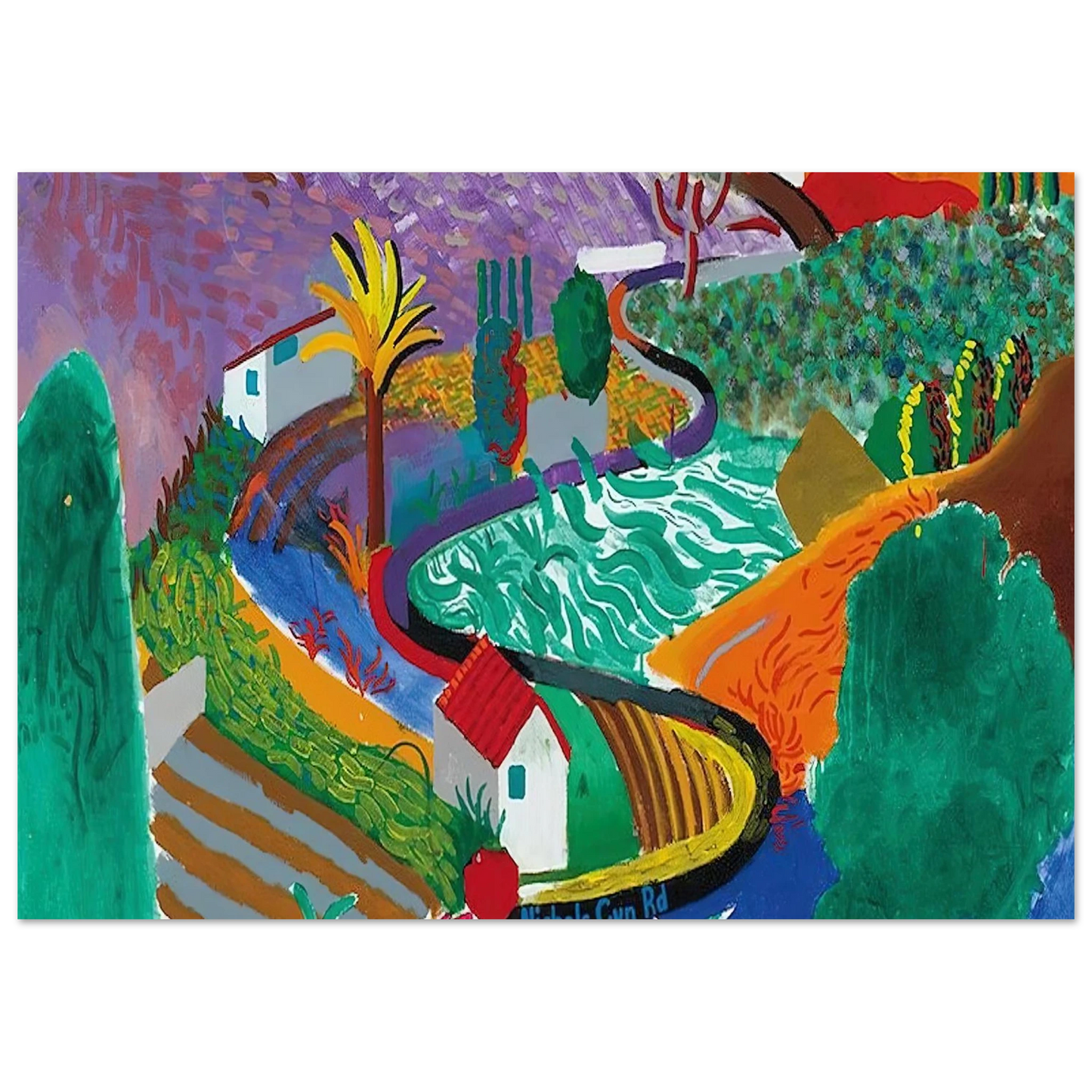 David Hockney - David Hockney Wall art - 30x40 cm / 12x16 inches - Fine Art Poster-canvas - -