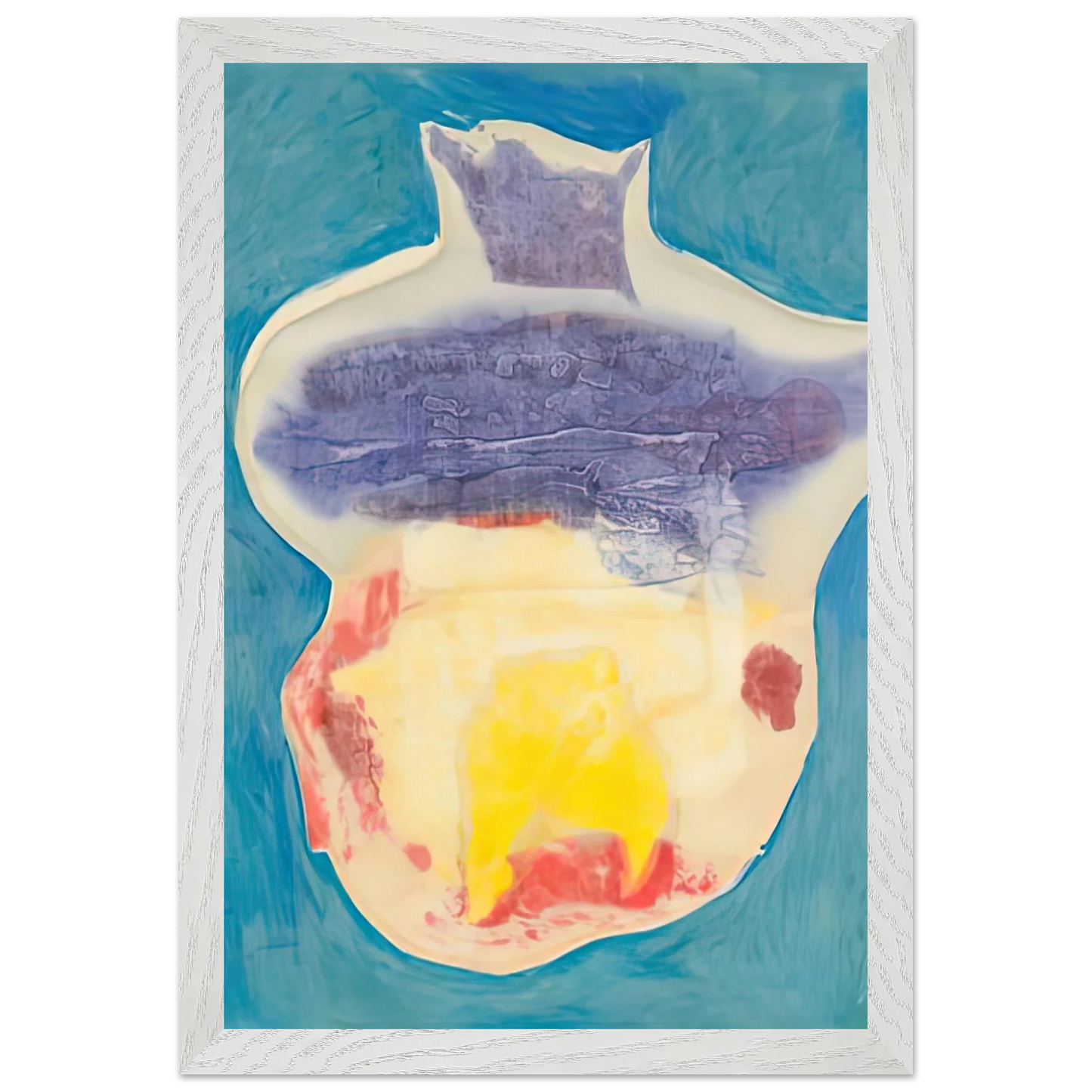 Helen Frankenthaler - Narcissus, 1963- Wall Art - 30x40 cm / 12x16 inches - Fine Art Poster-canvas - -