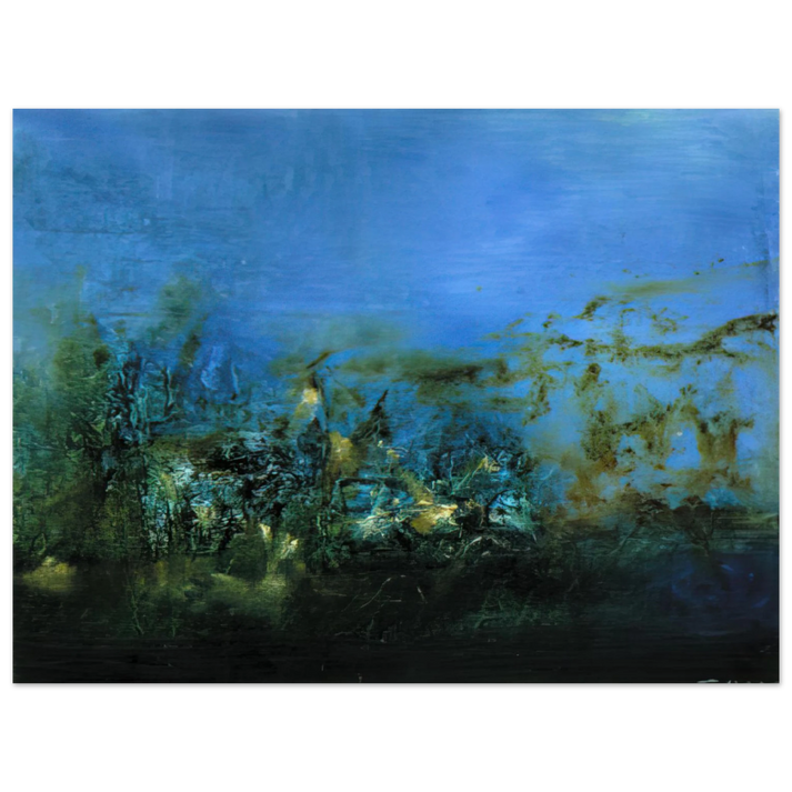 Zao Wou-Ki - 14 10 2002 2002  75x100 cm / 30x40inches Fine Art Poster