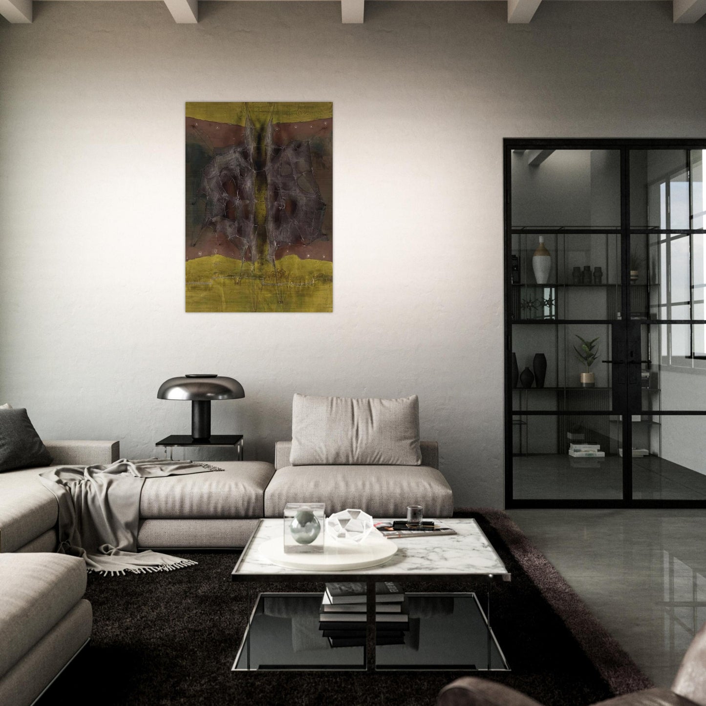Metamorphosis Medieval - 1961 - Manuel Rivera Brushed Aluminum Print - 70x100 cm / 28x40 inches | Manuel Rivera Aluminum Print | Manuel Rivera Prints