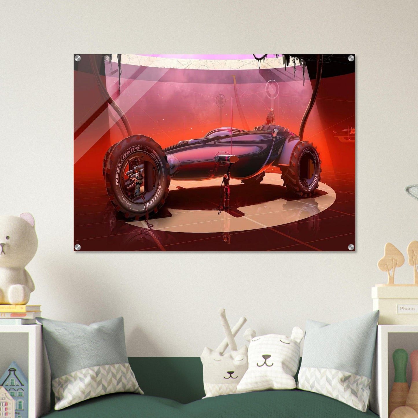 Syd Mead - Syd Mead Acrylic Print - 70x100 cm / 28x40″ inches | Syd Mead Wall Art | Syd Mead Prints