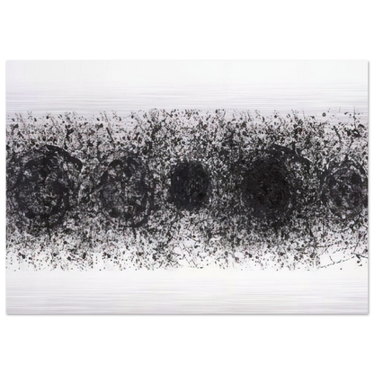Straight Line of the Sun  L. L187  - Sam Francis Brushed Aluminum Print - 70x100 cm / 28x40 inches | Sam Francis Aluminum Print | Sam Francis Prints