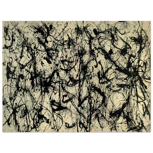 Jackson Pollock - NUMBER 32 1950  75x100 cm / 30x40inches Fine Art Poster
