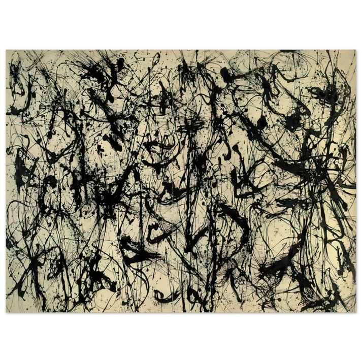 Jackson Pollock - NUMBER 32 1950  75x100 cm / 30x40inches Fine Art Poster