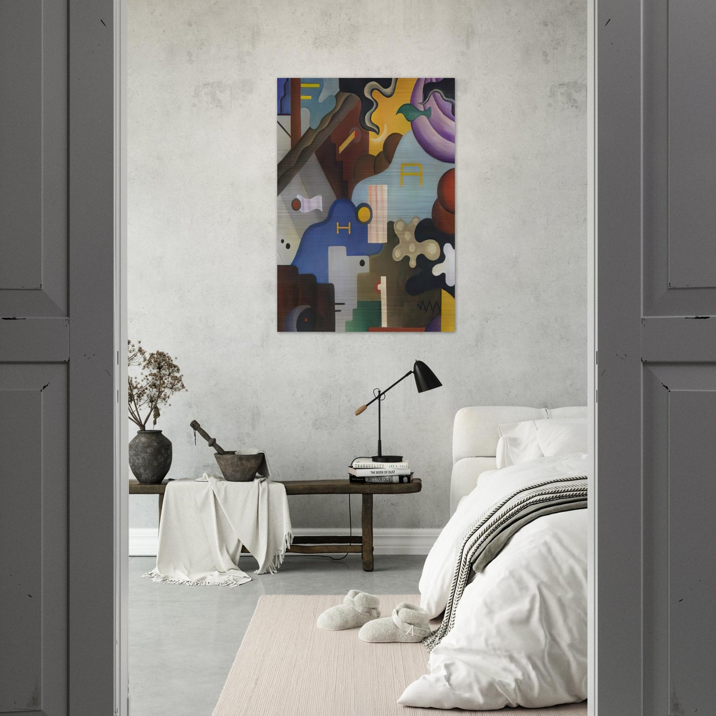Composizione futurista - Abstract Art, Dada - Julius Evola Brushed Aluminum Print - 70x100 cm / 28x40 inches | Julius Evola Aluminum Print | Julius Evola Prints