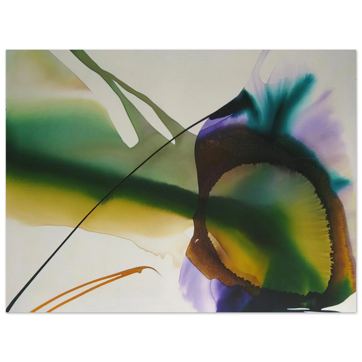 Paul Jenkins - Phenomena Amber Sight  75x100 cm / 30x40inches Fine Art Poster