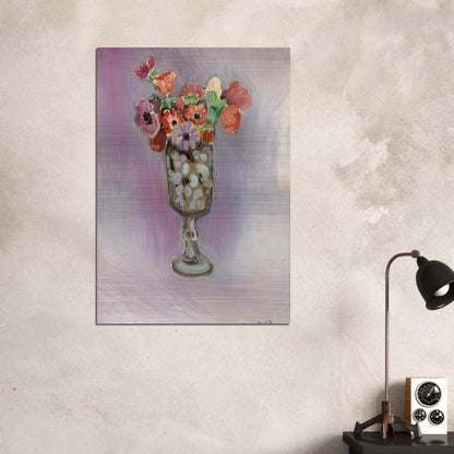 BOUQUET OF ANEMONES 1918 - Henri Matisse Brushed Aluminum Print - 70x100 cm / 28x40 inches | Henri Matisse Aluminum Print | Henri Matisse Prints