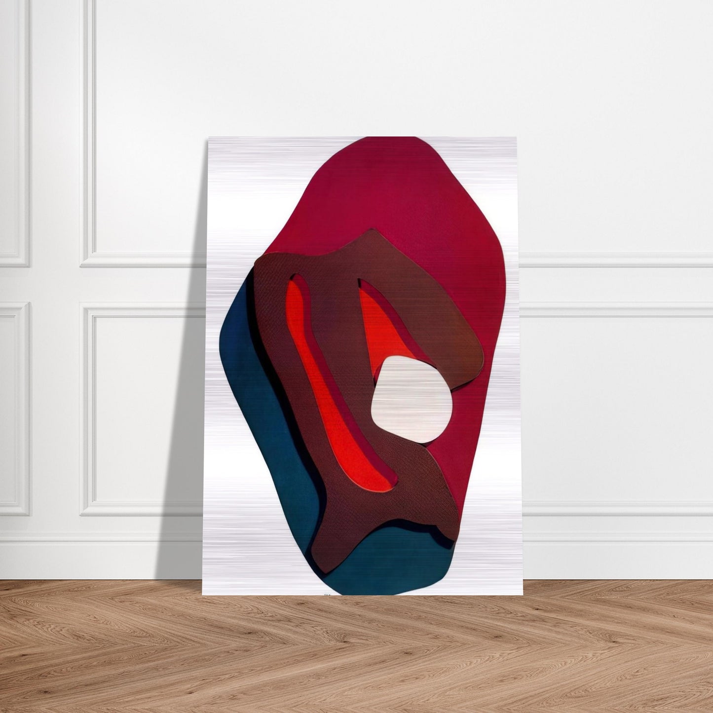 Enak s Tears. Terrestrial Forms - Jean Arp Brushed Aluminum Print - 70x100 cm / 28x40 inches | Jean Arp Aluminum Print | Jean Arp Prints