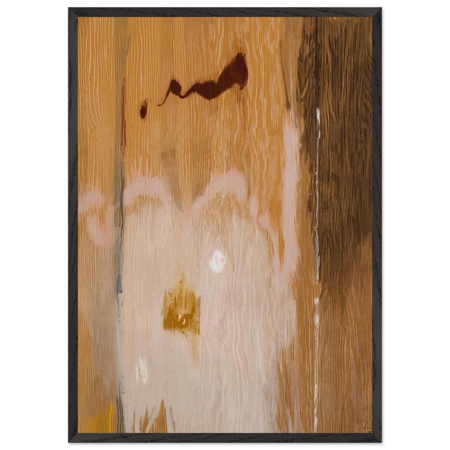 Helen Frankenthaler - Tales of Genji VI - 1998 Wall art - 50x70 cm / 20x28 inches - Premium Wooden Framed Poster With Fine Art Paper-canvas - Wood frame