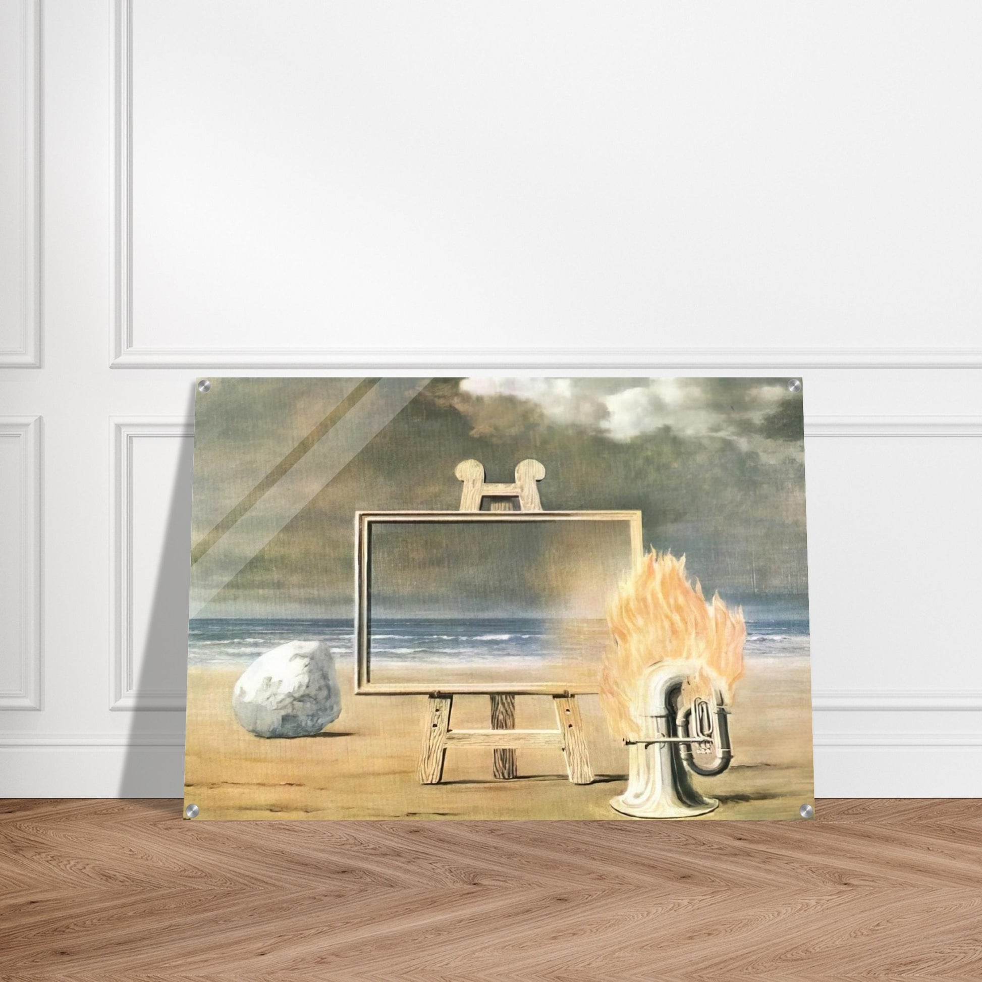 THE FAIR CAPTIVE 1947 - Rene Magritte Acrylic Print - 70x100 cm / 28x40″ inches