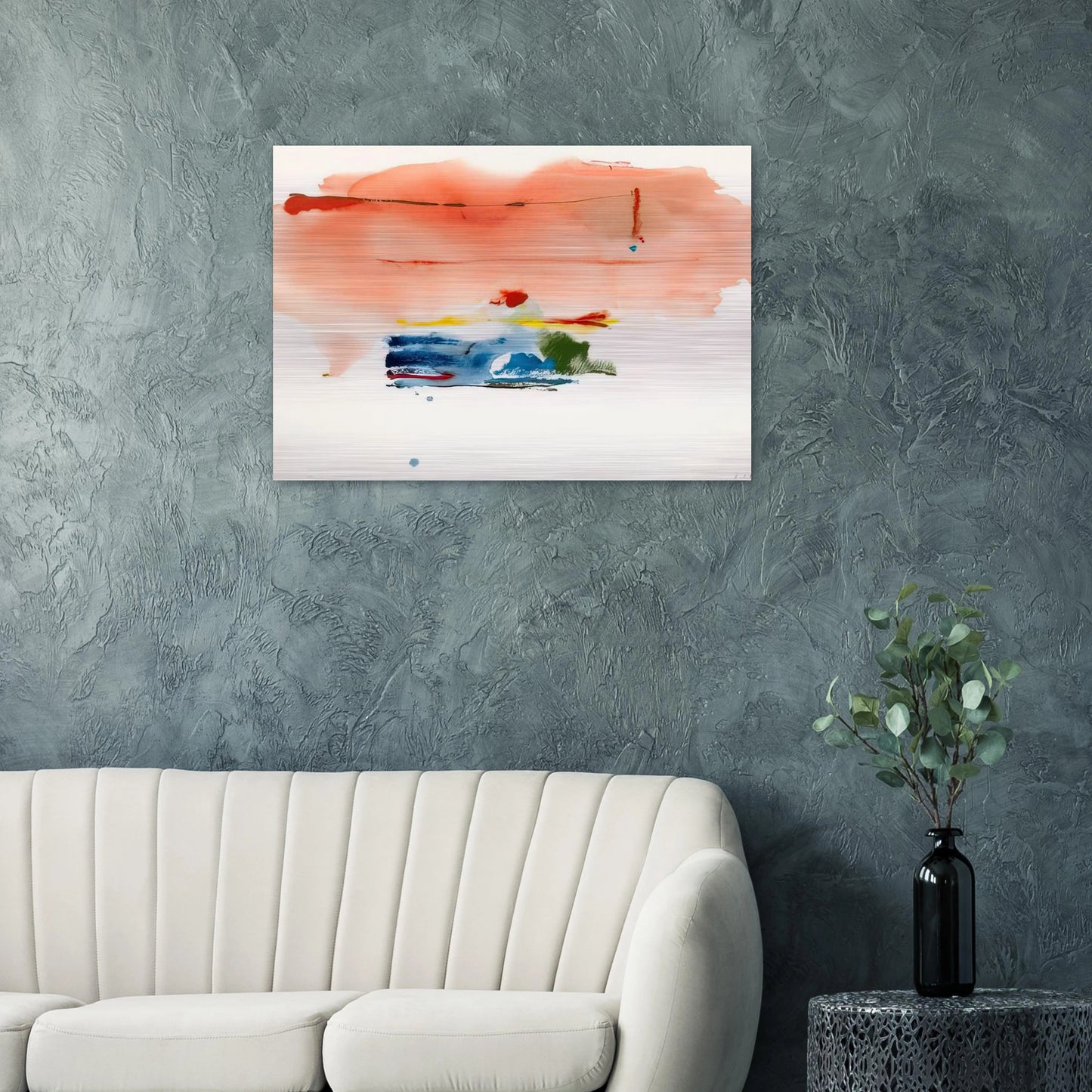 Santa Fe II - 1986 - Helen Frankenthaler Brushed Aluminum Print - 70x100 cm / 28x40 inches | Helen Frankenthaler Aluminum Print | Helen Frankenthaler Prints