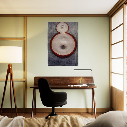 RINGAROUND AROSIE 1965 - Eva Hesse Brushed Aluminum Print - 70x100 cm / 28x40 inches | Eva Hesse Aluminum Print | Eva Hesse Prints