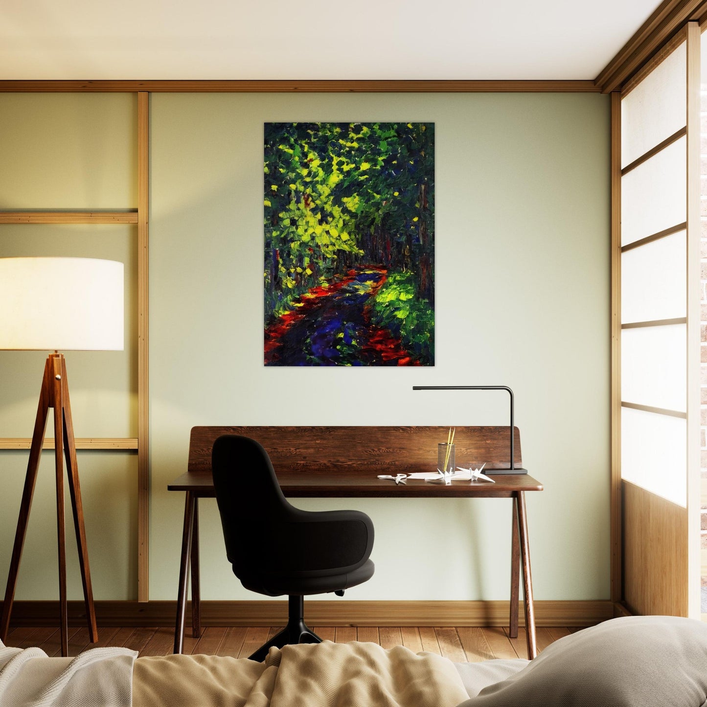Forest Path - Emil Nolde Brushed Aluminum Print - 70x100 cm / 28x40 inches | Emil Nolde Aluminum Print | Emil Nolde Prints