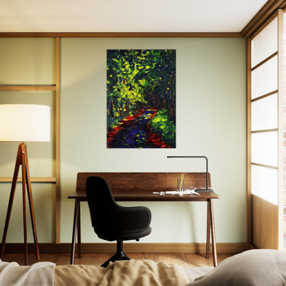 Forest Path - Emil Nolde Brushed Aluminum Print - 70x100 cm / 28x40 inches | Emil Nolde Aluminum Print | Emil Nolde Prints
