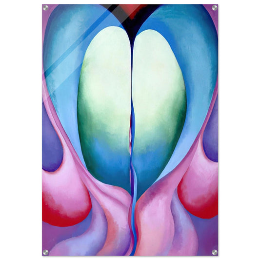 Series I, No. 8 - Georgia O'Keeffe Acrylic Print - 70x100 cm / 28x40″ inches | Georgia O'Keeffe Wall Art | Georgia O'Keeffe Prints