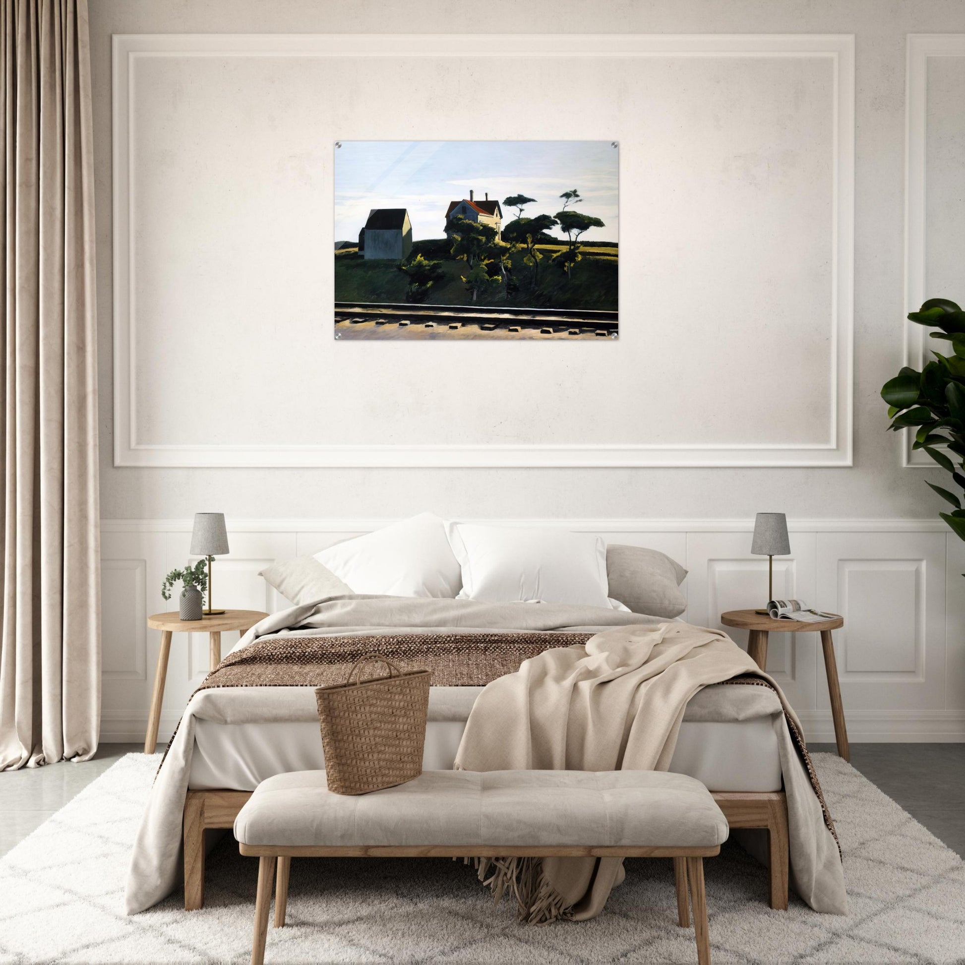 New York, New Haven and Hartford - Edward Hopper Acrylic Print - 70x100 cm / 28x40″ inches
