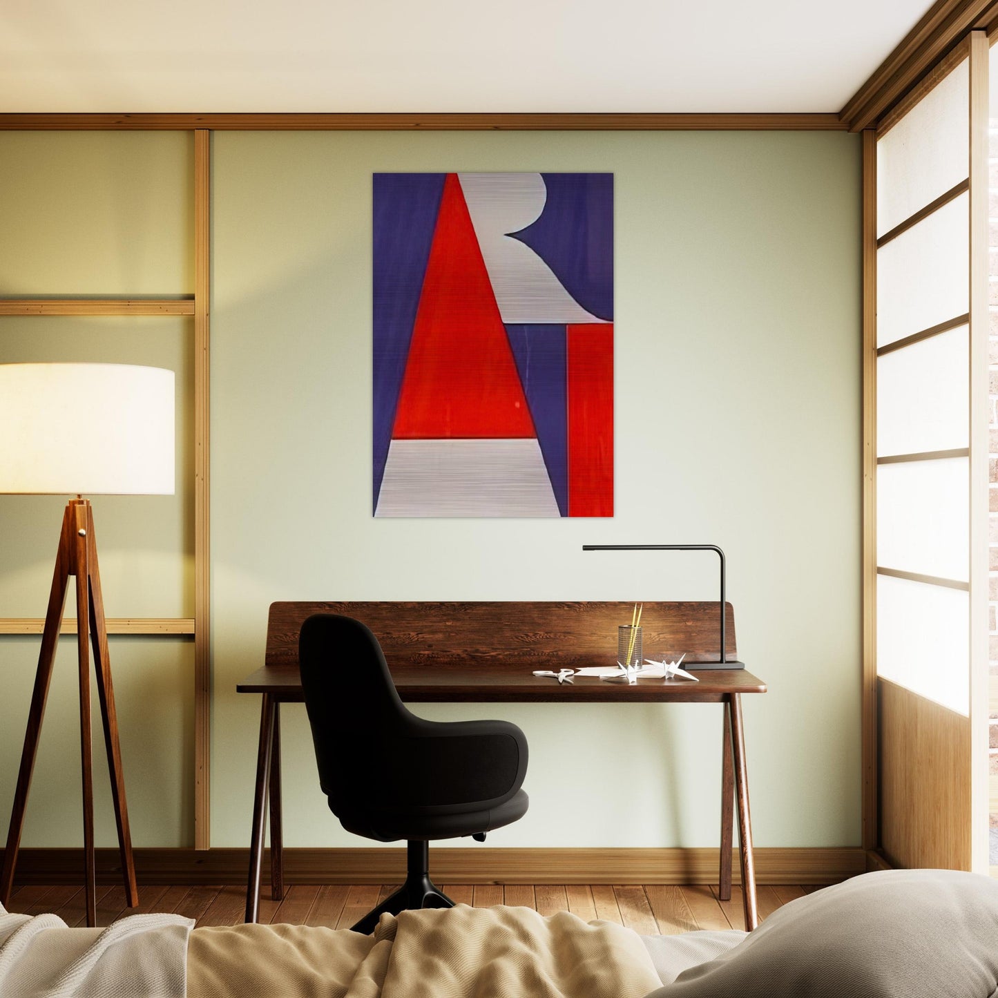 The American Art - Robert Indiana Brushed Aluminum Print - 70x100 cm / 28x40 inches | Robert Indiana Aluminum Print | Robert Indiana Prints