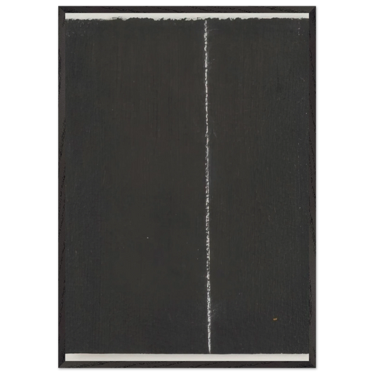 Lines - 1982 N1 - Ralston Crawford 70x100 cm / 28x40 inches Framed Art Print – Black Wooden Frame