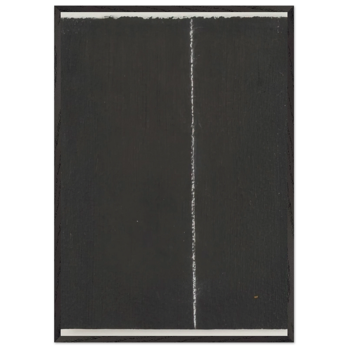 Lines - 1982 N1 - Ralston Crawford 70x100 cm / 28x40 inches Framed Art Print – Black Wooden Frame