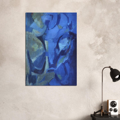 THE STORMY SEA 1958 - Alma Woodsey Thomas Brushed Aluminum Print - 70x100 cm / 28x40 inches | Alma Woodsey Thomas Aluminum Print | Alma Woodsey Thomas Prints
