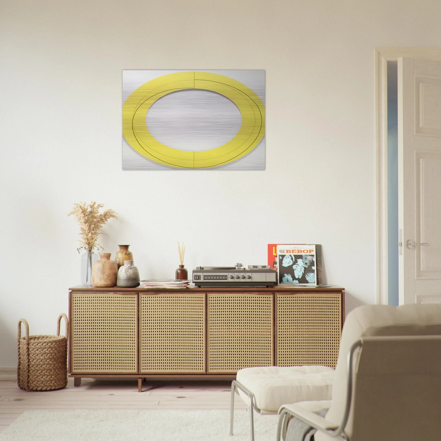 RING IMAGE M 2010 - Robert Mangold Brushed Aluminum Print - 70x100 cm / 28x40 inches | Robert Mangold Aluminum Print | Robert Mangold Prints