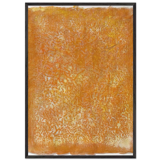 UNTITLED 2000 N1 - Gotthard Graubner 70x100 cm / 28x40 inches Framed Art Print – Black Wooden Frame