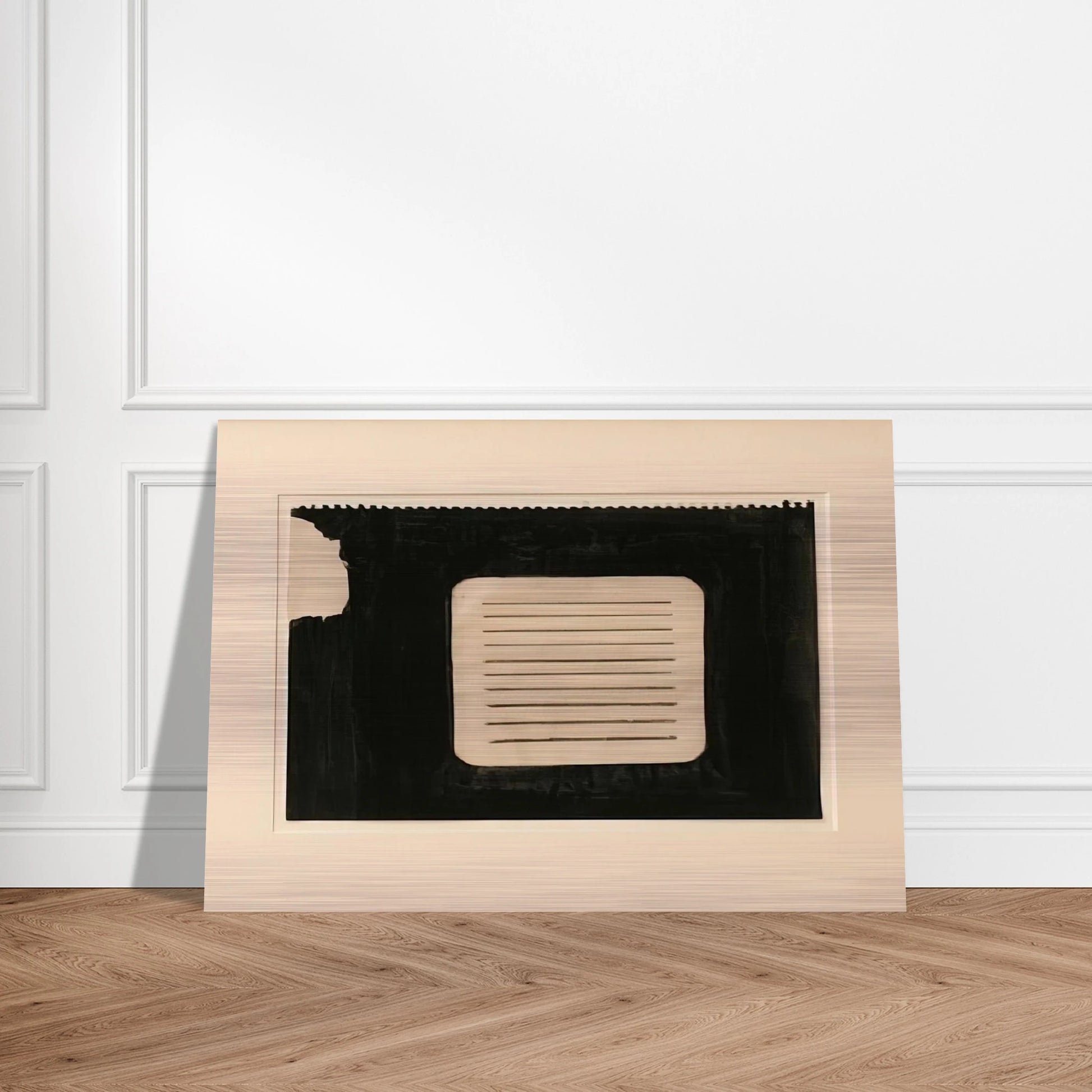 Untitled - 1962 - Donald Judd Brushed Aluminum Print - 70x100 cm / 28x40 inches | Donald Judd Aluminum Print | Donald Judd Prints