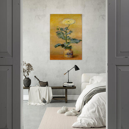White Poppy - claude monet Brushed Aluminum Print - 70x100 cm / 28x40 inches | claude monet Aluminum Print | claude monet Prints