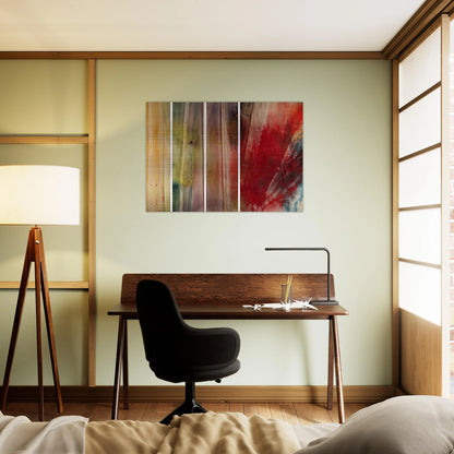 A Warmth, A Lightness, A Glow and Then - Sam Gilliam Brushed Aluminum Print - 70x100 cm / 28x40 inches | Sam Gilliam Aluminum Print | Sam Gilliam Prints