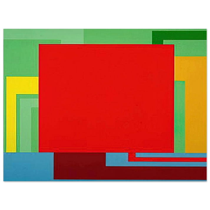 Peter Halley - Soul Control - 1991  75x100 cm / 30x40inches Fine Art Poster