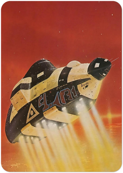 Chris Foss By Chris Foss Pack of 10 Post Cards | Chris Foss Post Cards | A6 (10.5 x 14.8 cm) - 4.1 x 5.8 inches