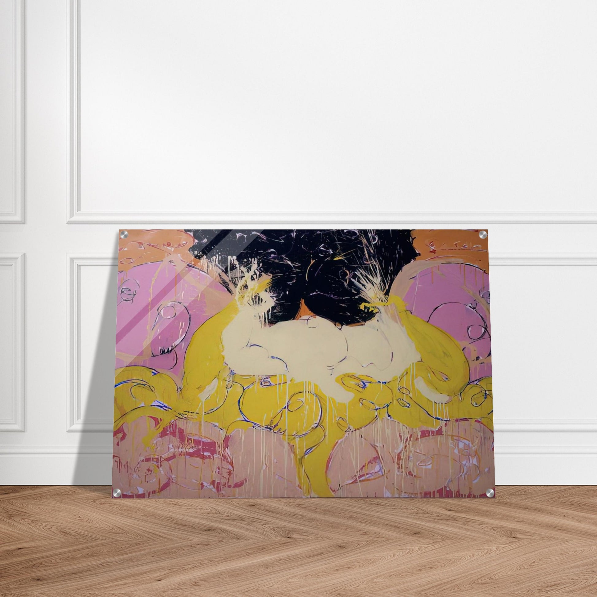 Untitled Drawing #3 - 1984 - Norman Bluhm Acrylic Print - 70x100 cm / 28x40″ inches | Norman Bluhm Wall Art | Norman Bluhm Prints
