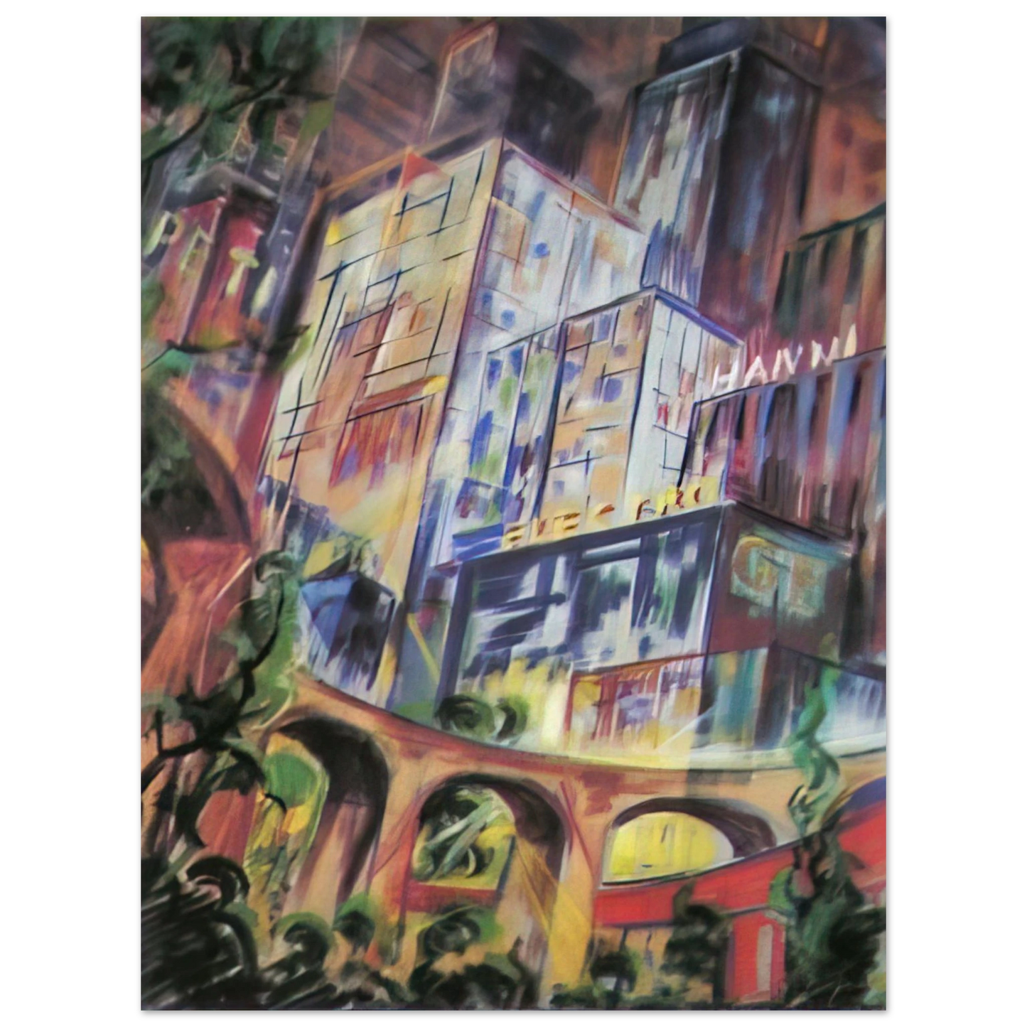 Konrad Zuse - Untitled - Expressionism  75x100 cm / 30x40inches Fine Art Poster