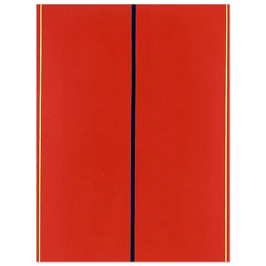 Barnett Newman - Who's Afraid of Red, Yellow and Blue II  75x100 cm / 30x40inches Fine Art Poster
